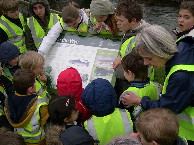 St Pauls Combined CofE School Wooburn interpretation board
