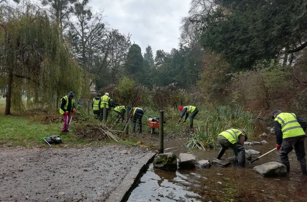 River Wye Conservation Volunteers at Holywell Mead